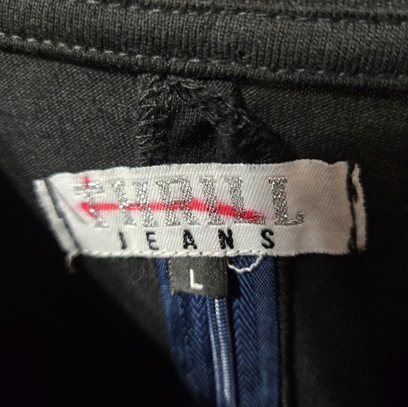 Thrill Jeans Denim Zip Back Corset Crop Top NWT Size: Large - Picture 3 of 5